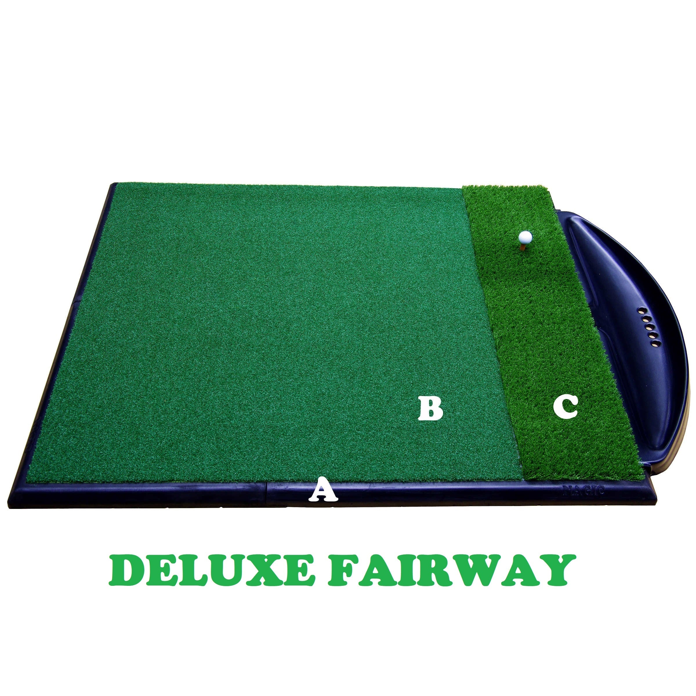 Golf Driving Range Mat Single Handed Combi System Deluxe Fairway