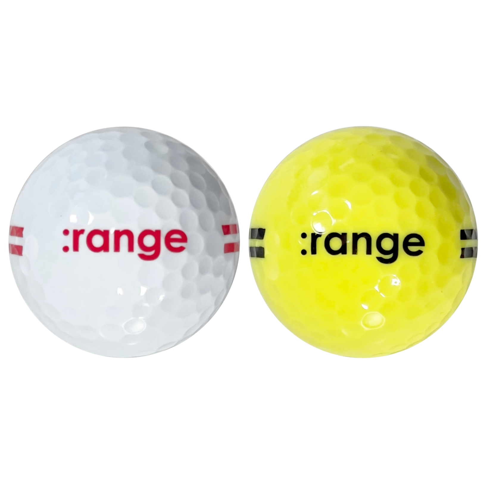 Amtech Range Two Piece Driving Range Golf Ball White or Yellow Full Flight