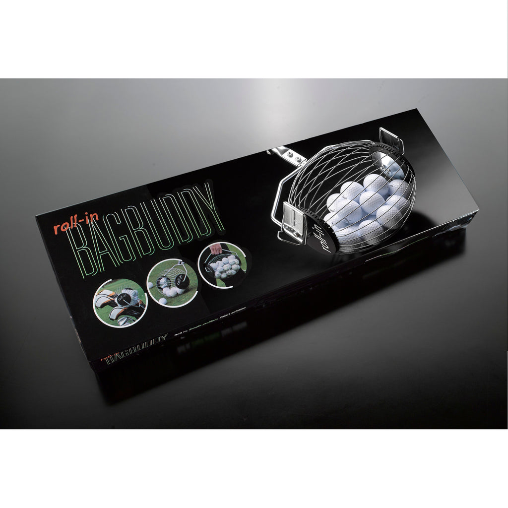 Bag Buddy manual roller ball collector for the golf practice ground and driving range