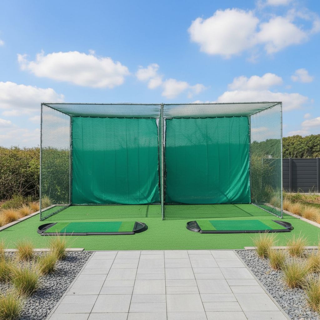 Practice Enclosure Double Bay Frame & Net