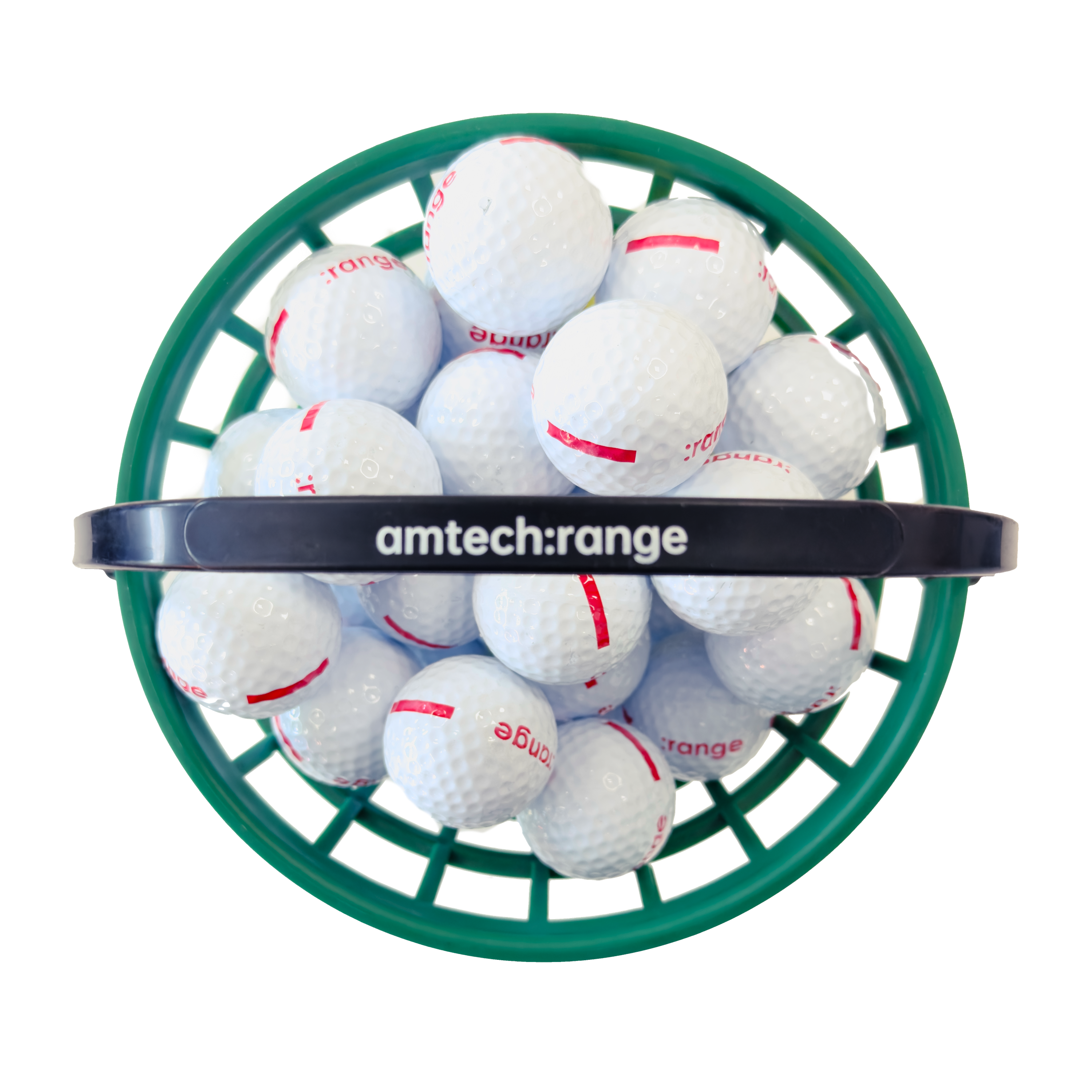 RA-BB9300 Amtech Range Round 40 Ball Basket Plastic for the Golf Driving Range