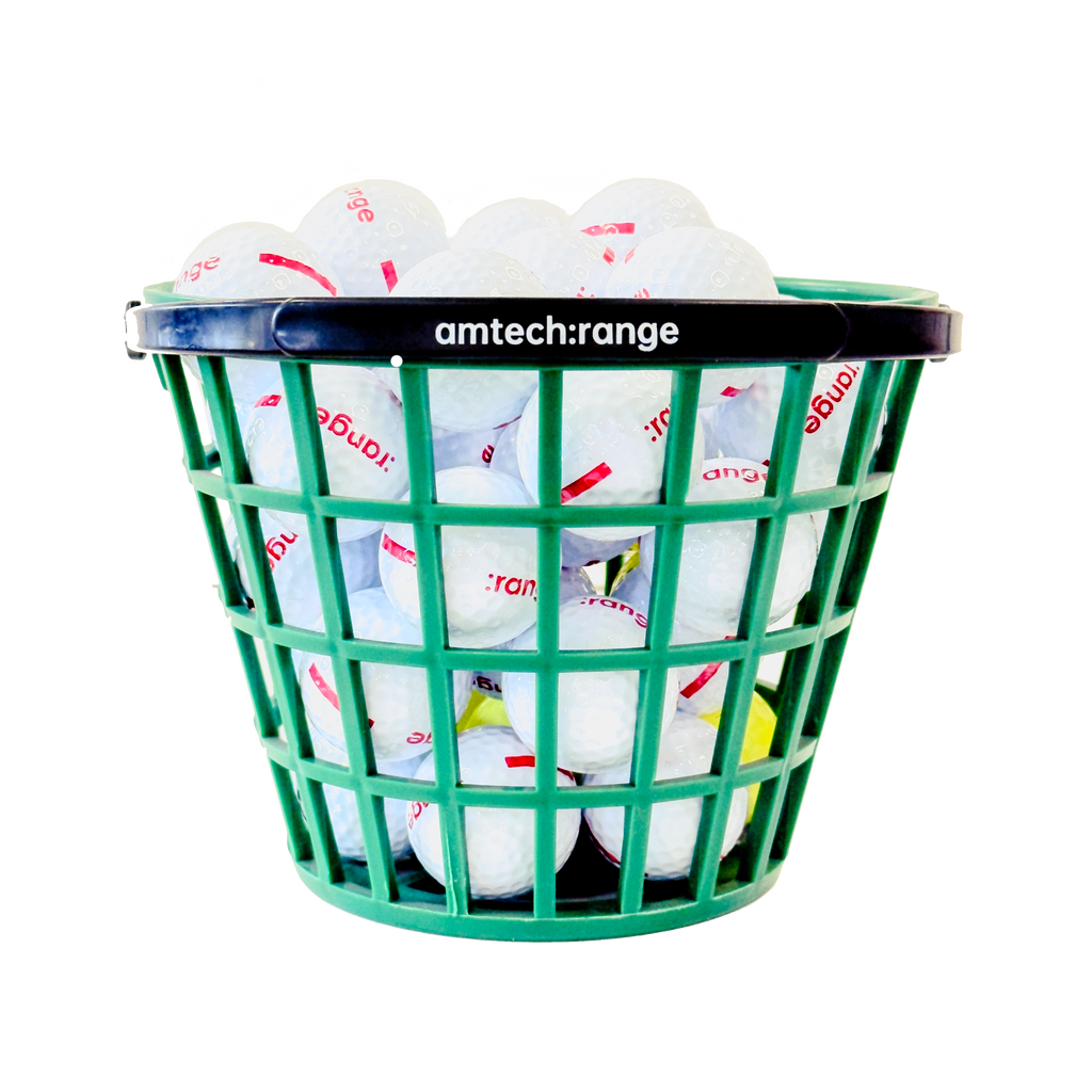 RA-BB9300 Amtech Range Round 40 Ball Basket Plastic for the Golf Driving Range
