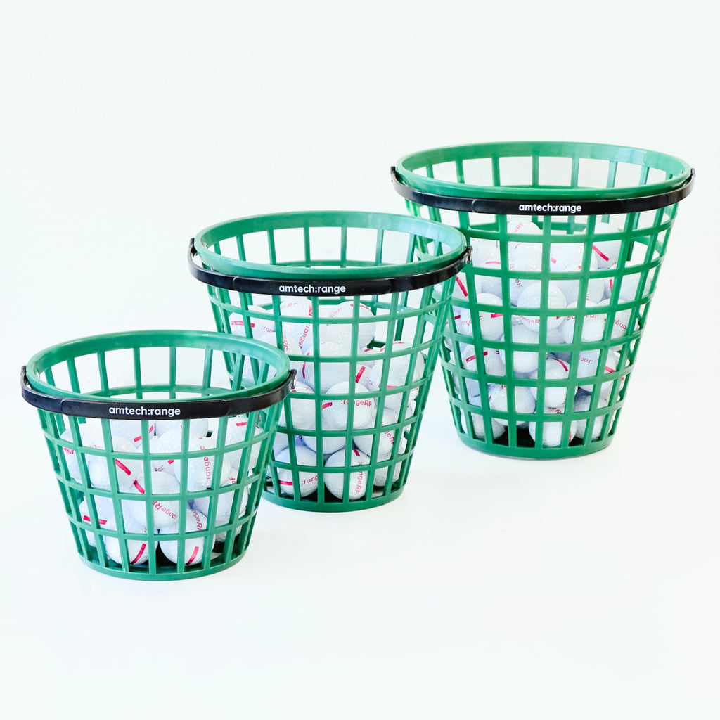 Amtech Range Round Ball Basket Plastic for the Golf Driving Range