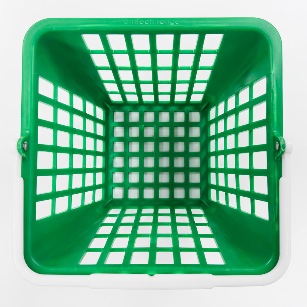 RA-BB9321 Amtech Range Ball Basket Plastic Square Green for the Golf Driving Range