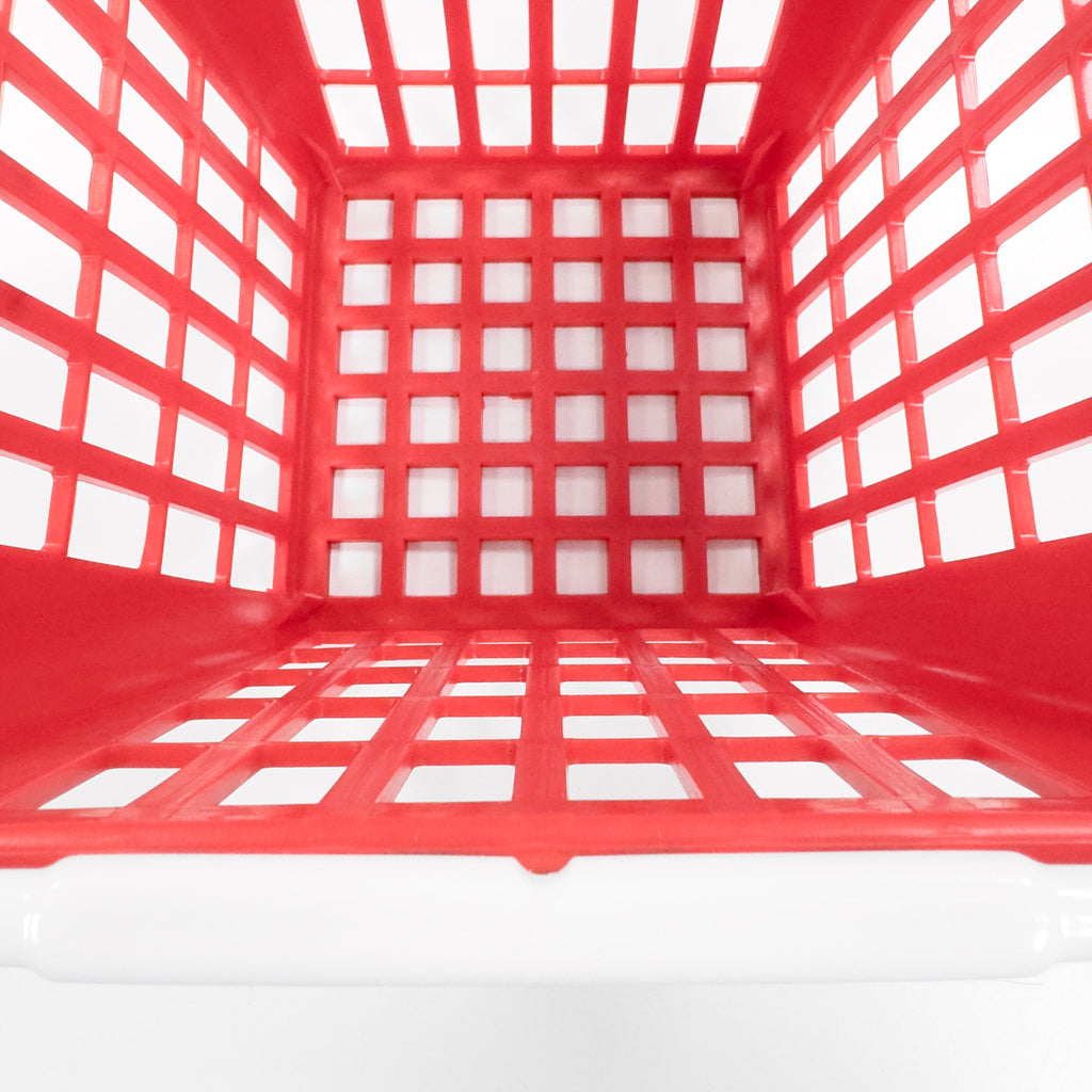 RA-BB9322 Amtech Range Ball Basket Plastic Square Red for the Golf Driving Range