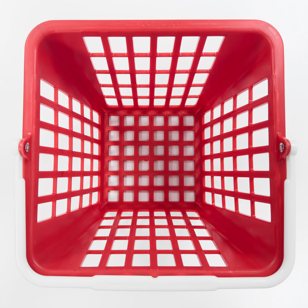 RA-BB9322 Amtech Range Ball Basket Plastic Square Red for the Golf Driving Range