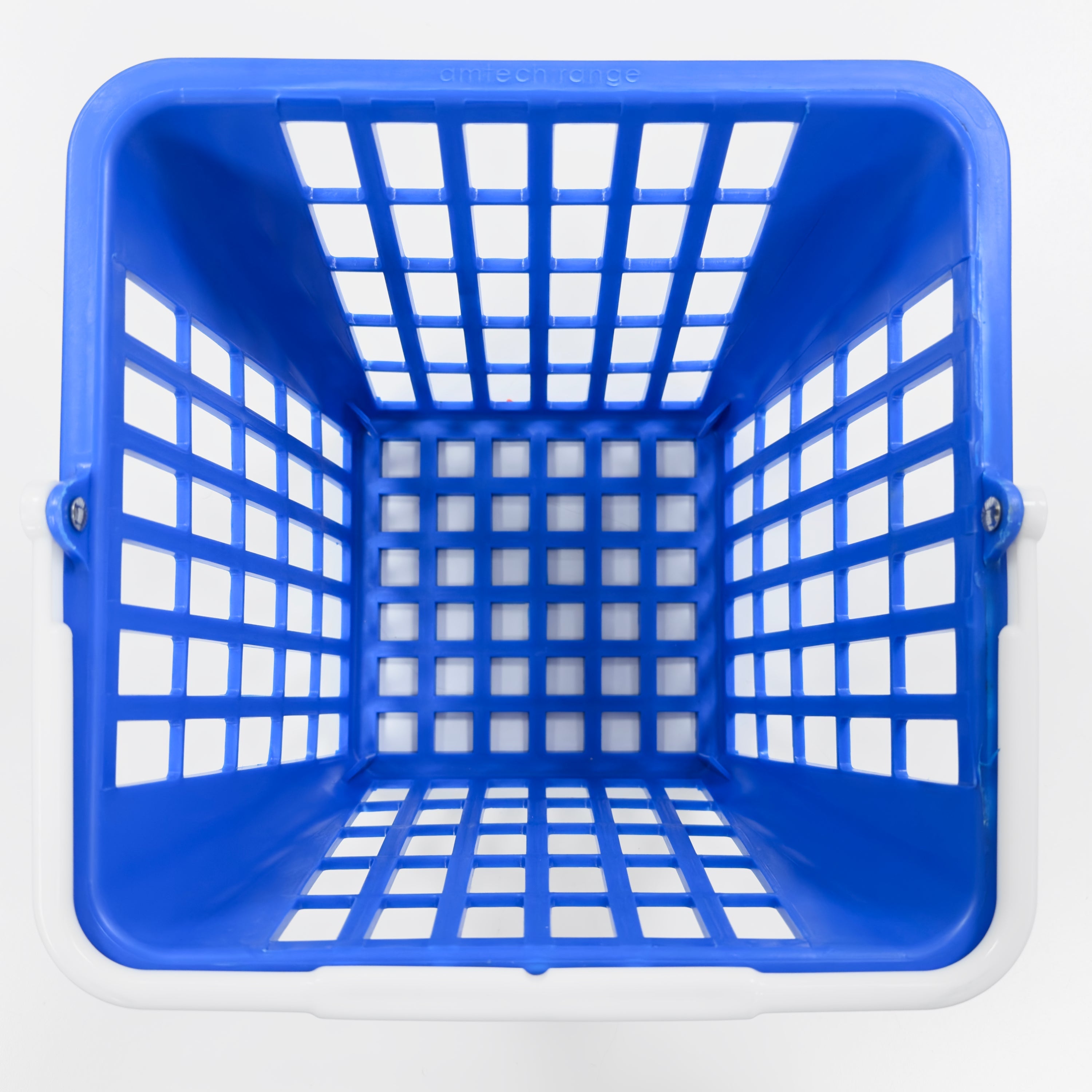 RA-BB9323 Amtech Range Ball Basket Plastic Square Blue for the Golf Driving Range