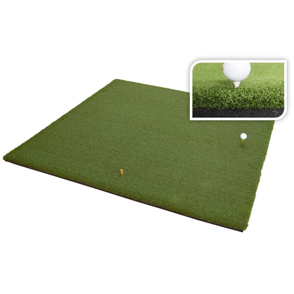 RA-MT8540 Golf Driving Range Mat Winter Tee Turf Home Flight Simulator 150x150cm