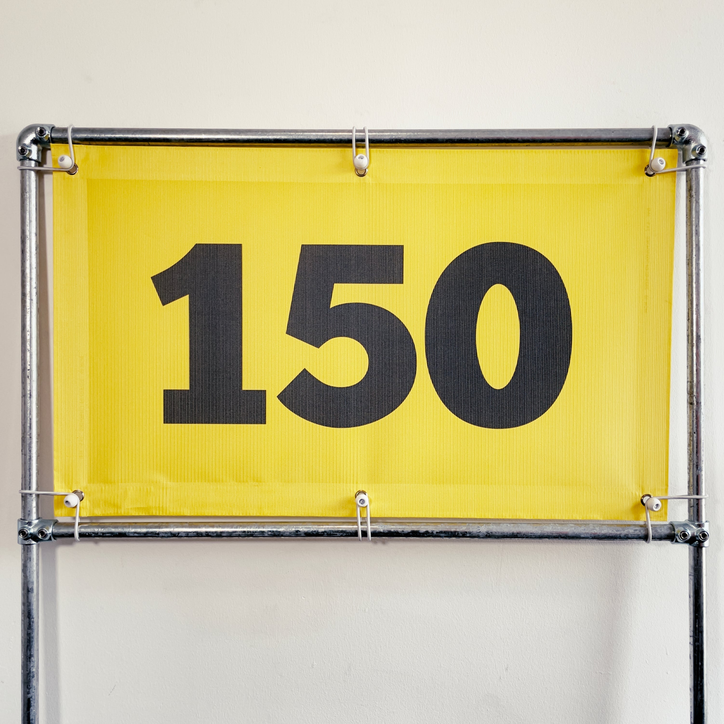 RA-TM9504 Amtech Range PVC Mesh Golf Driving Range Yardage Distance Banner Black 150