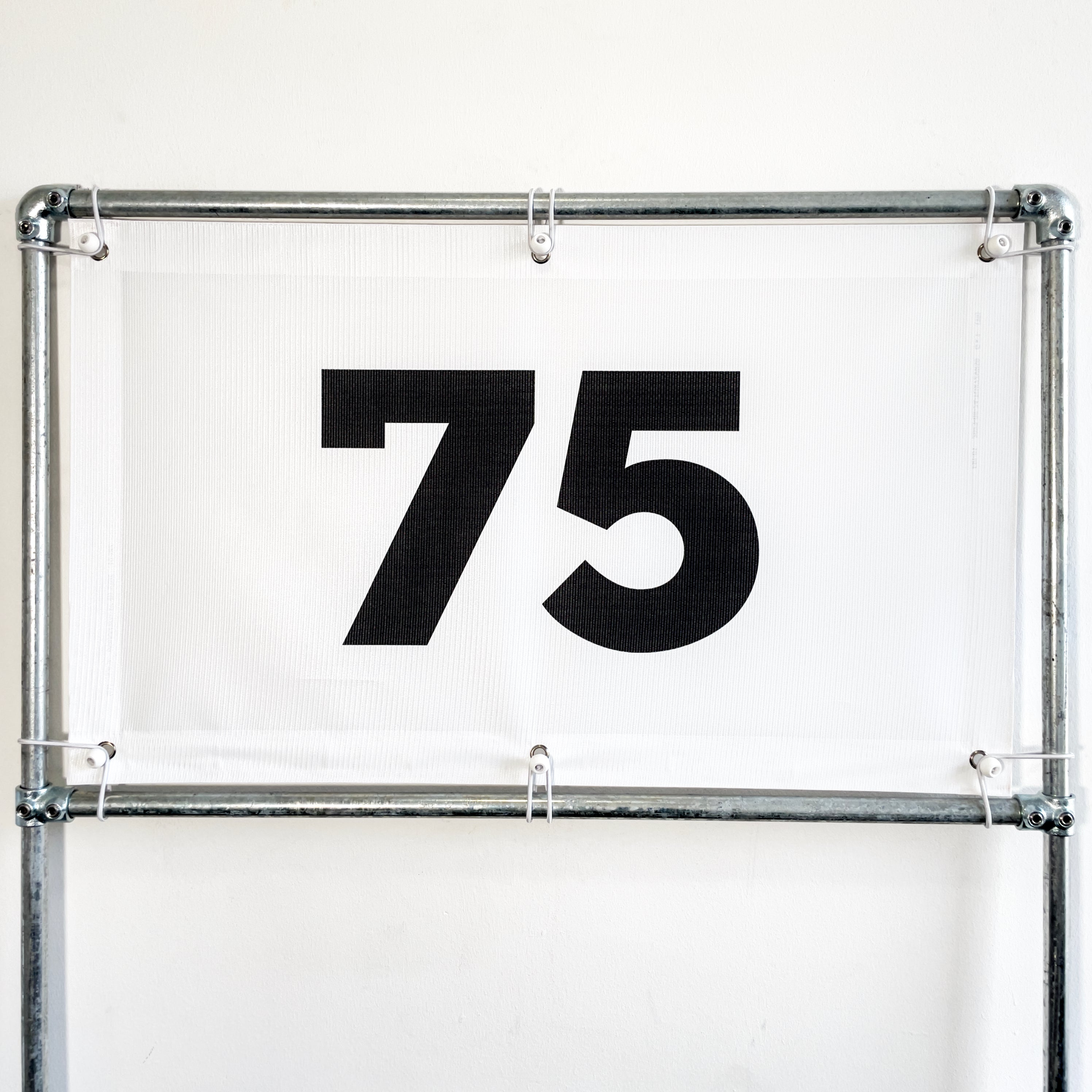 RA-TM9521 Amtech Range PVC Mesh Golf Driving Range Yardage Distance Banner White 75