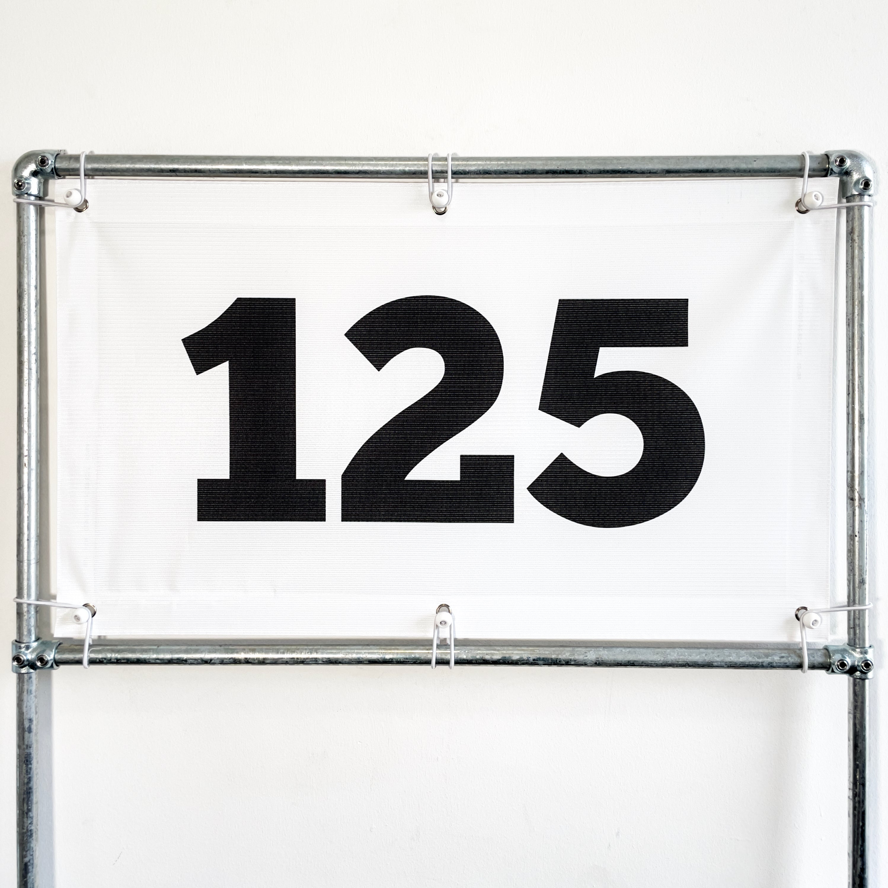 RA-TM9523 Amtech Range PVC Mesh Golf Driving Range Yardage Distance Banner White 125