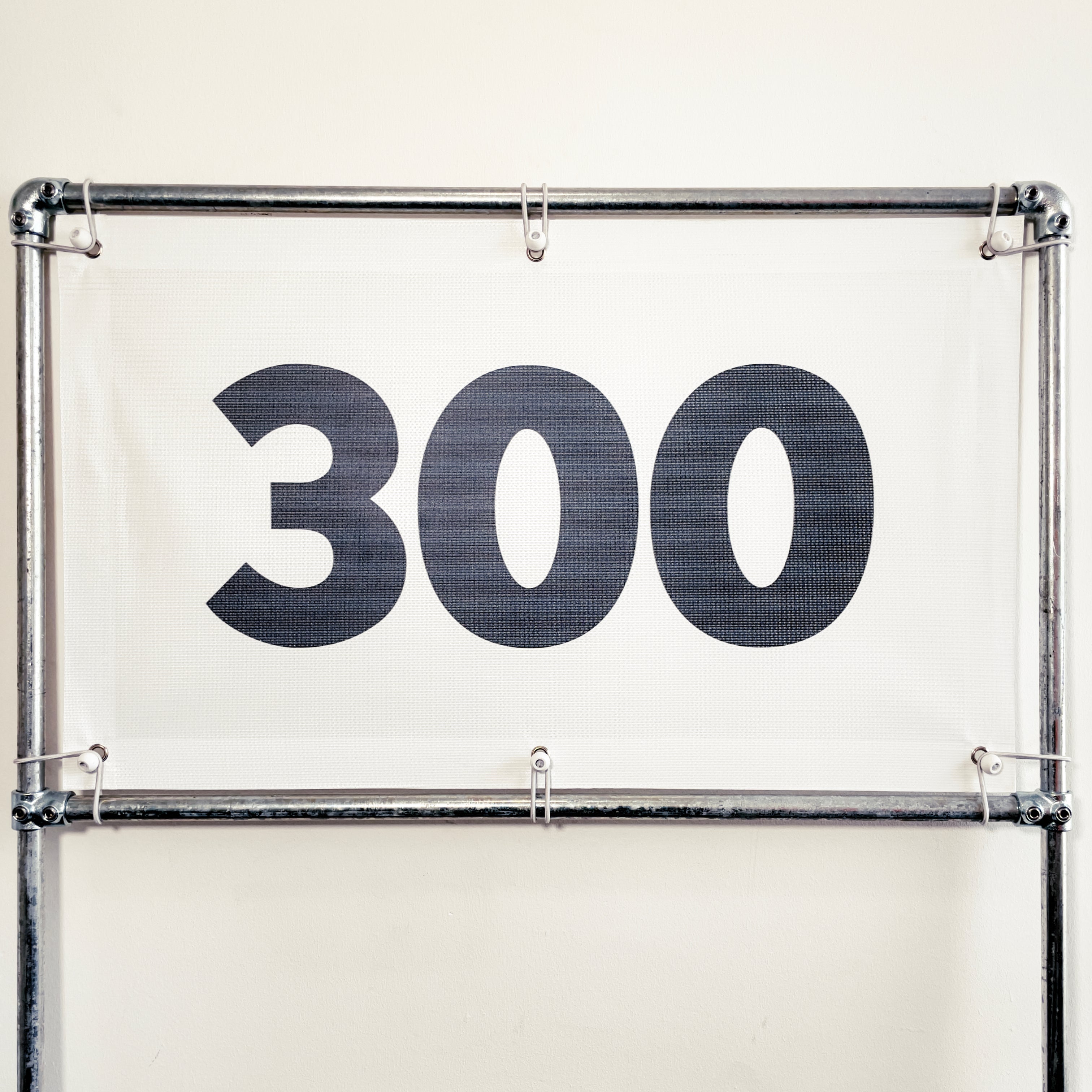 RA-TM9528 Amtech Range PVC Mesh Golf Driving Range Yardage Distance Banner White 300