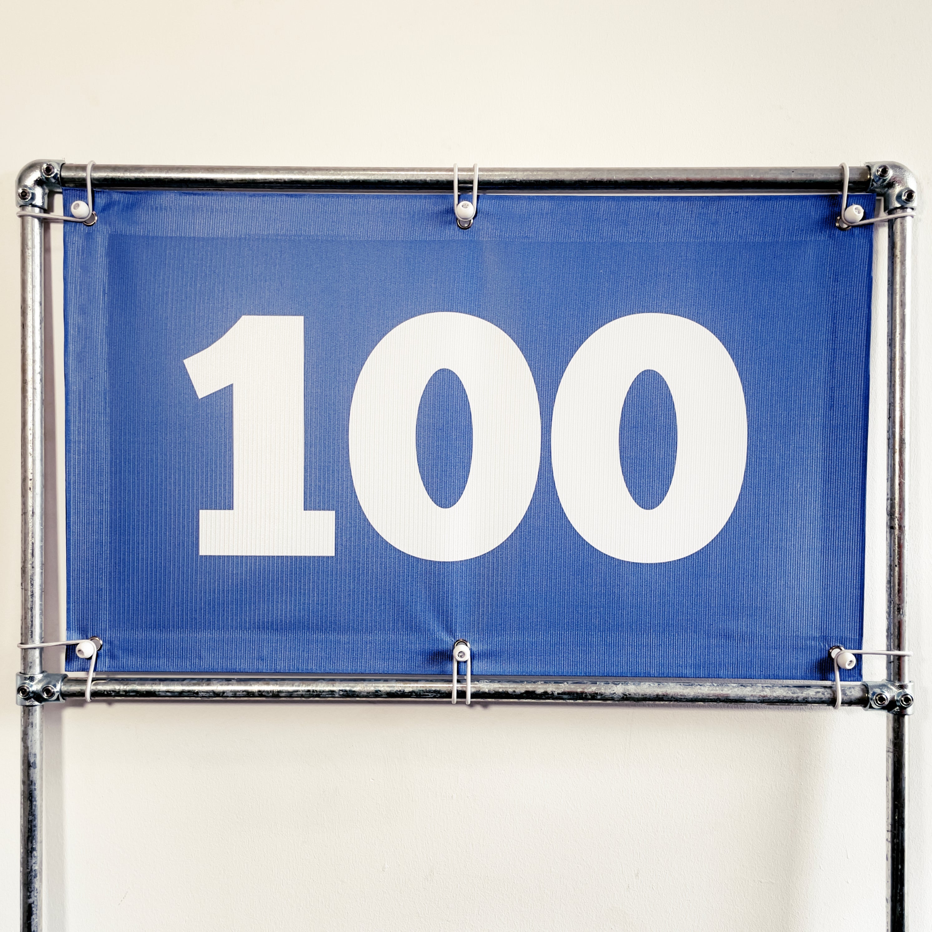 RA-TM9532 Amtech Range PVC Mesh Golf Driving Range Yardage Distance Banner Blue 100