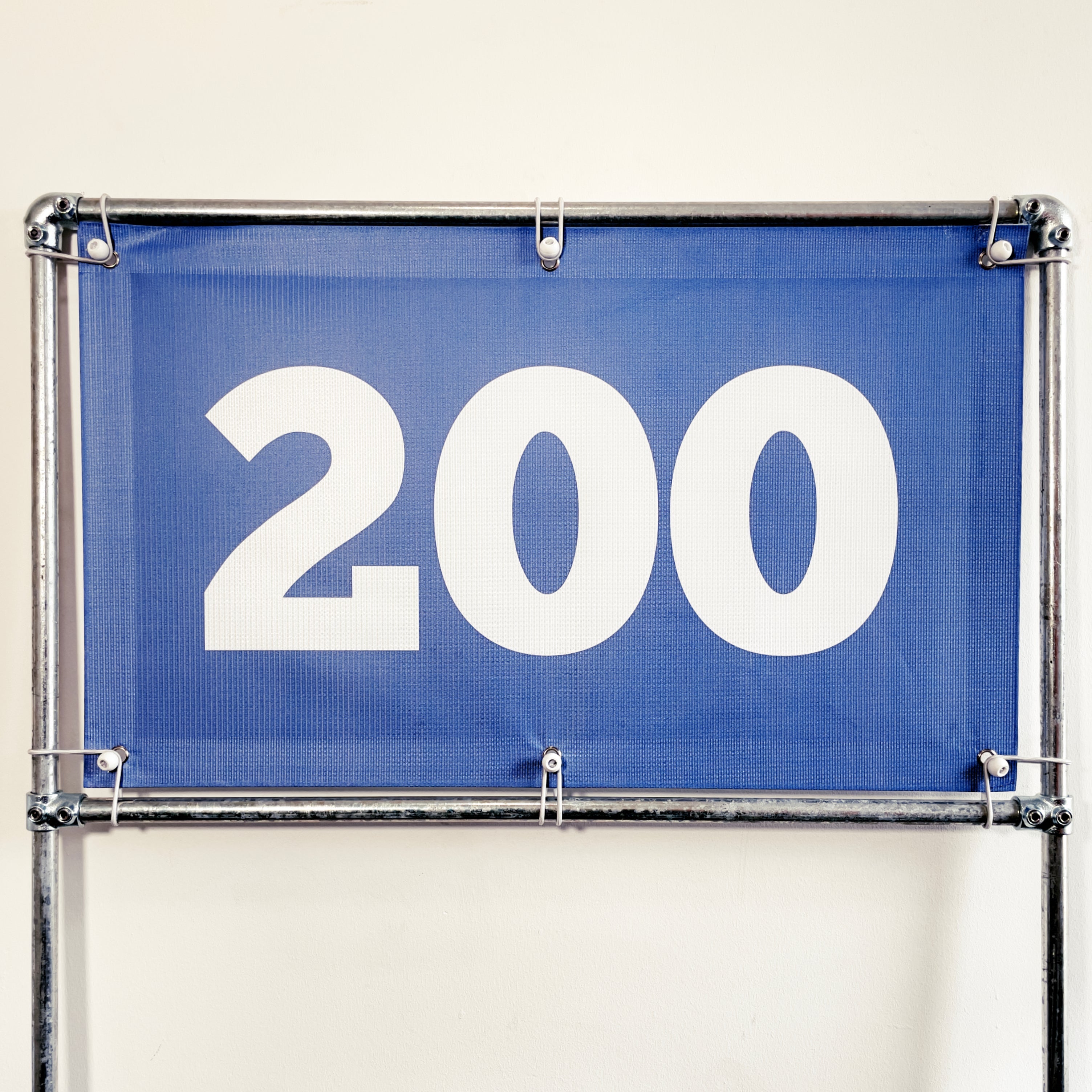 RA-TM9536 Amtech Range PVC Mesh Golf Driving Range Yardage Distance Banner Blue 200