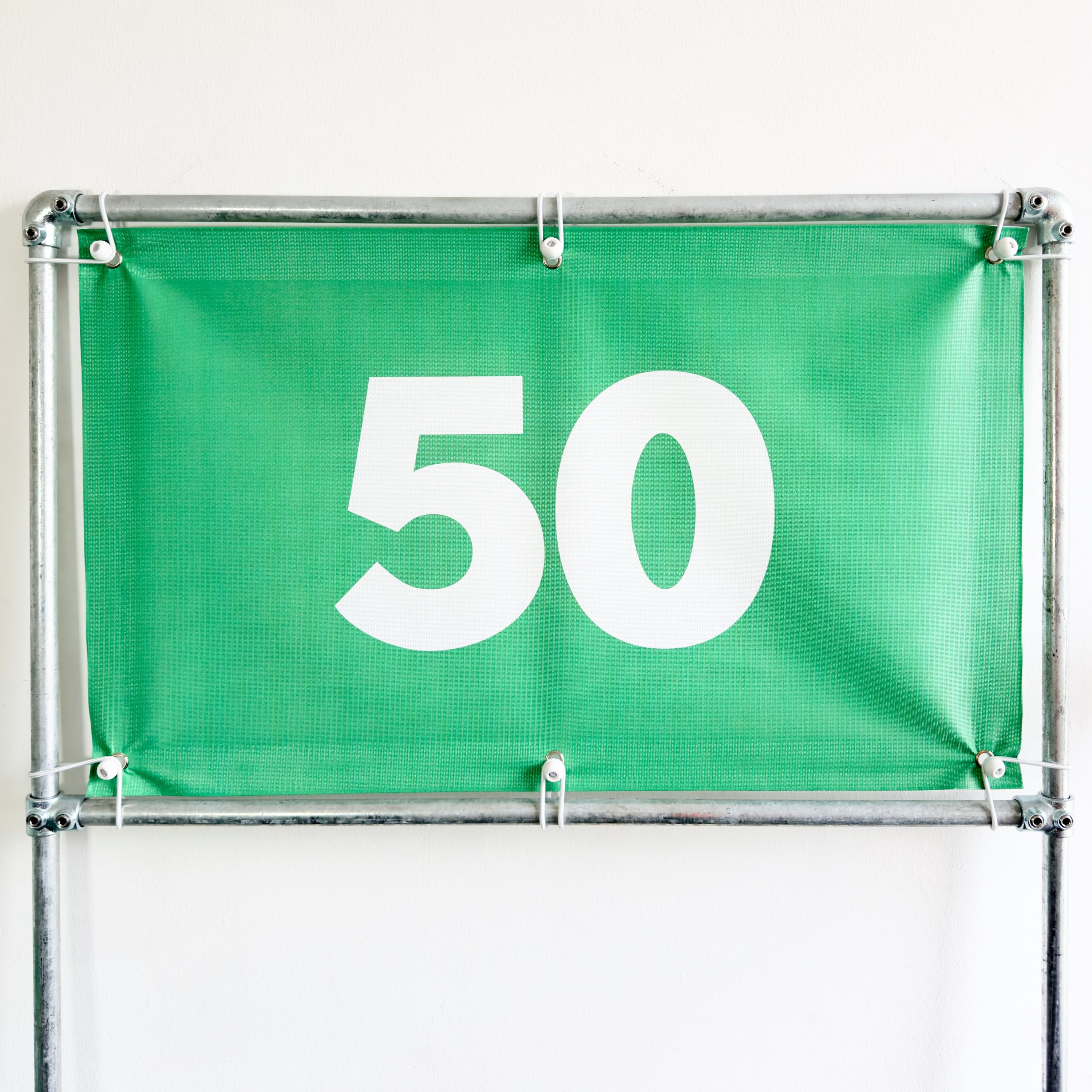 RA-TM9540 Amtech Range PVC Mesh Golf Driving Range Yardage Distance Banner Green 50