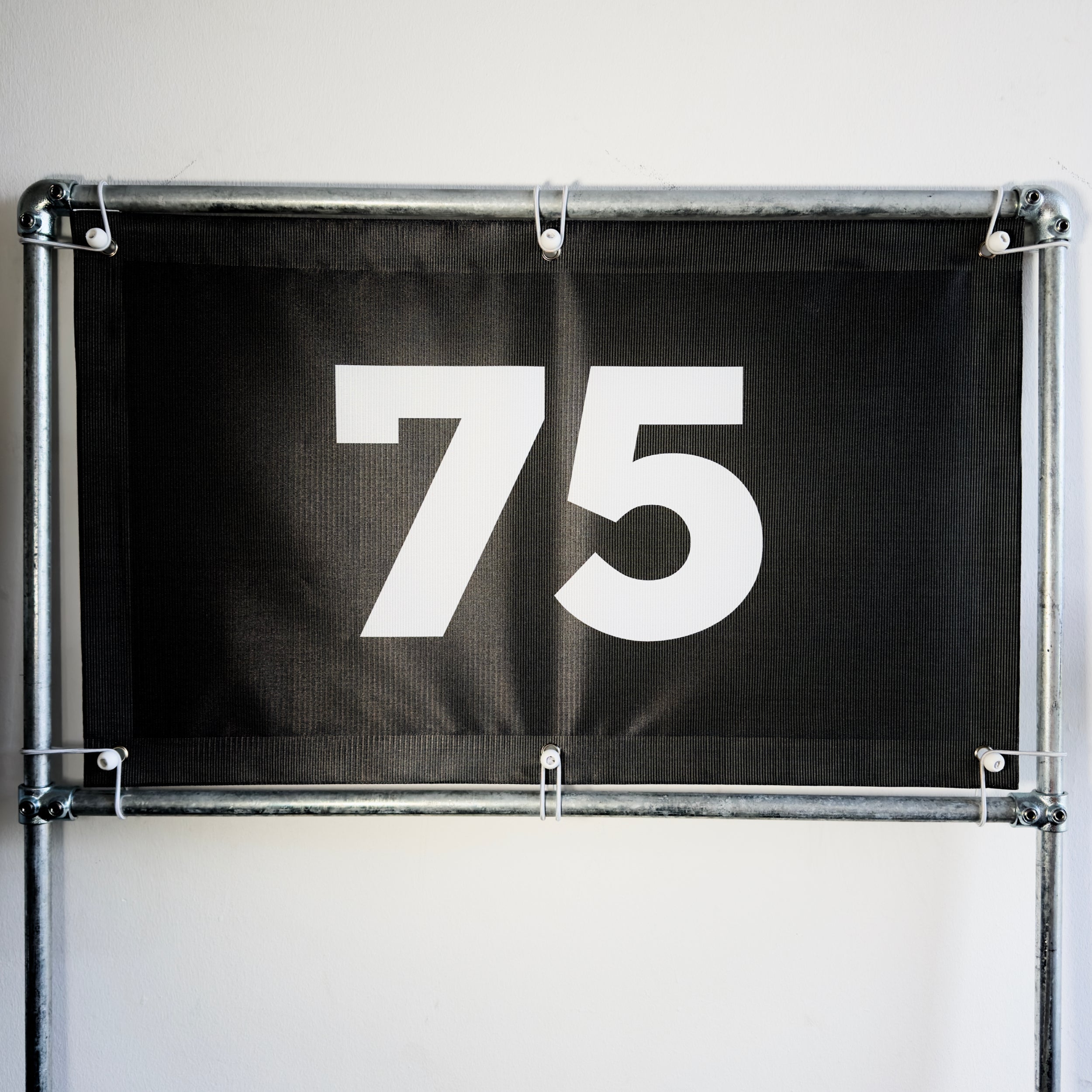 RA-TM9551 Amtech Range PVC Mesh Golf Driving Range Yardage Distance Banner Black 75