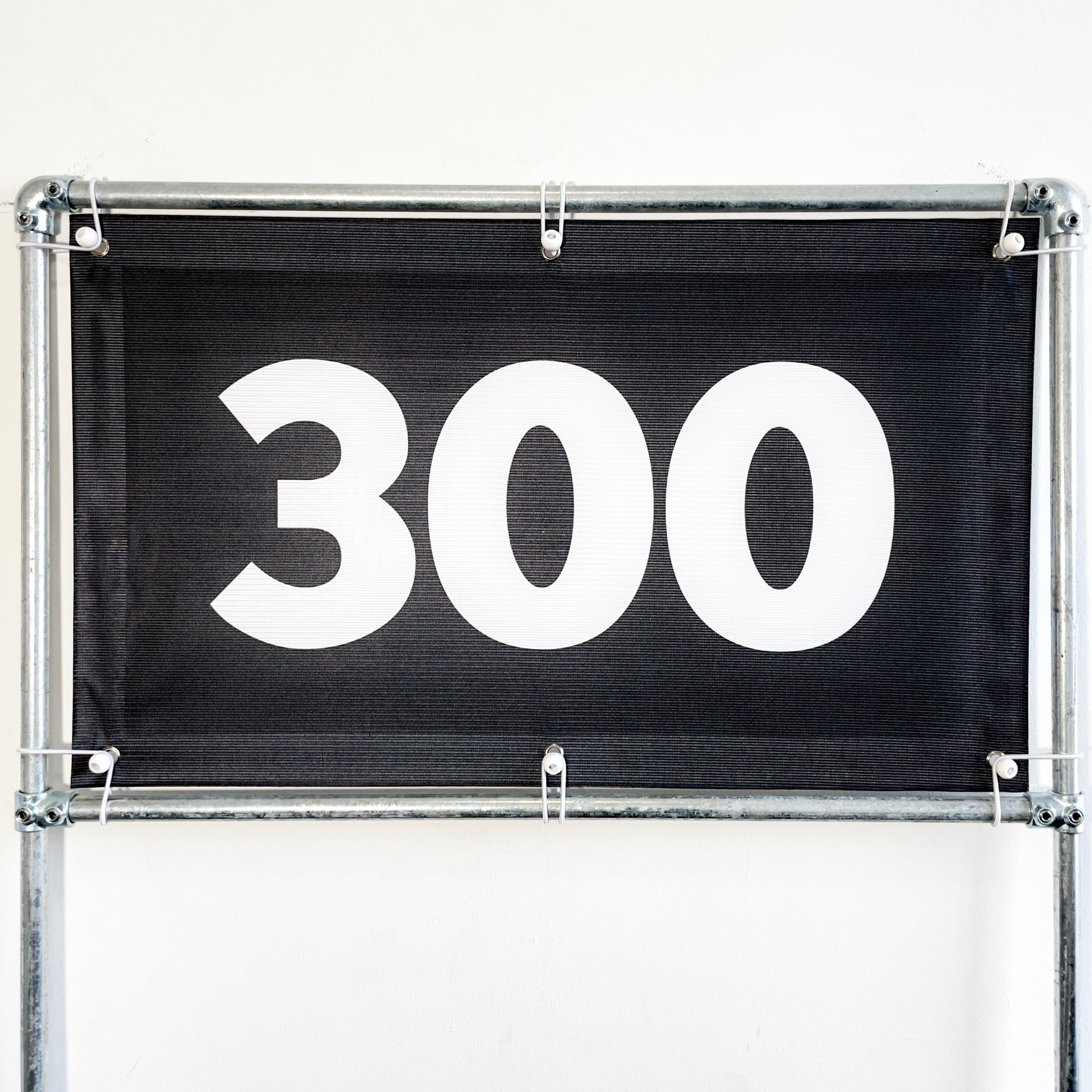 RA-TM9558 Amtech Range PVC Mesh Golf Driving Range Yardage Distance Banner Black 300