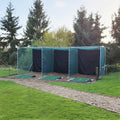 Practice Enclosure Triple Bay Frame & Net